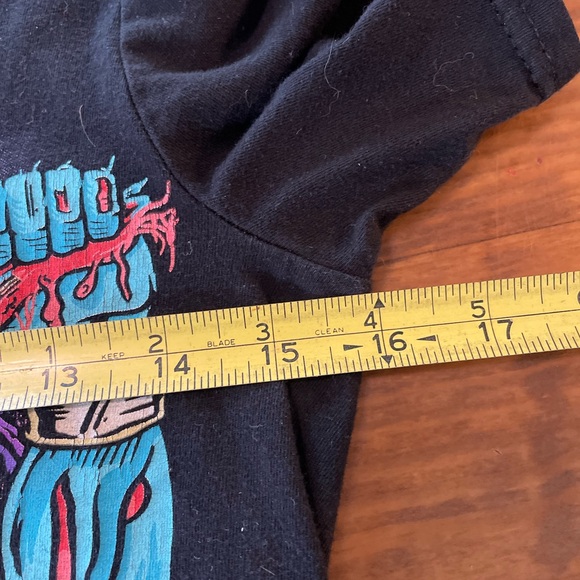 Hulk Hogan WWE WWF ZombieMania Black Graphic T-Shirt, Youth L 10/12 cotton - Picture 5 of 6